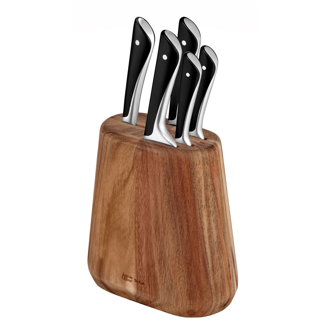 Jamie Oliver Knife Block With 5 Knives