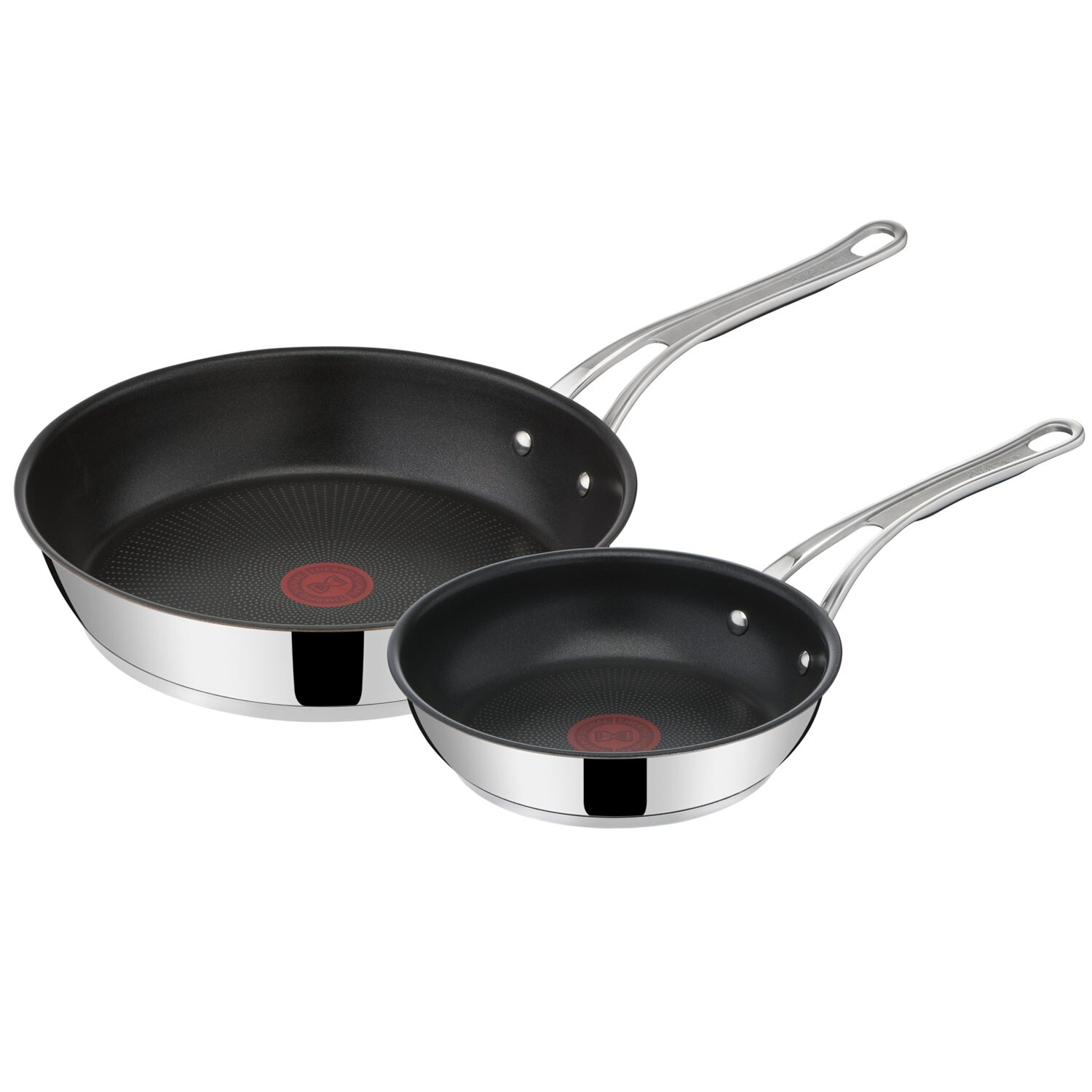3tlg Pans Set 20-24-28cm Non Stick Coating Frying Pan in Grey 