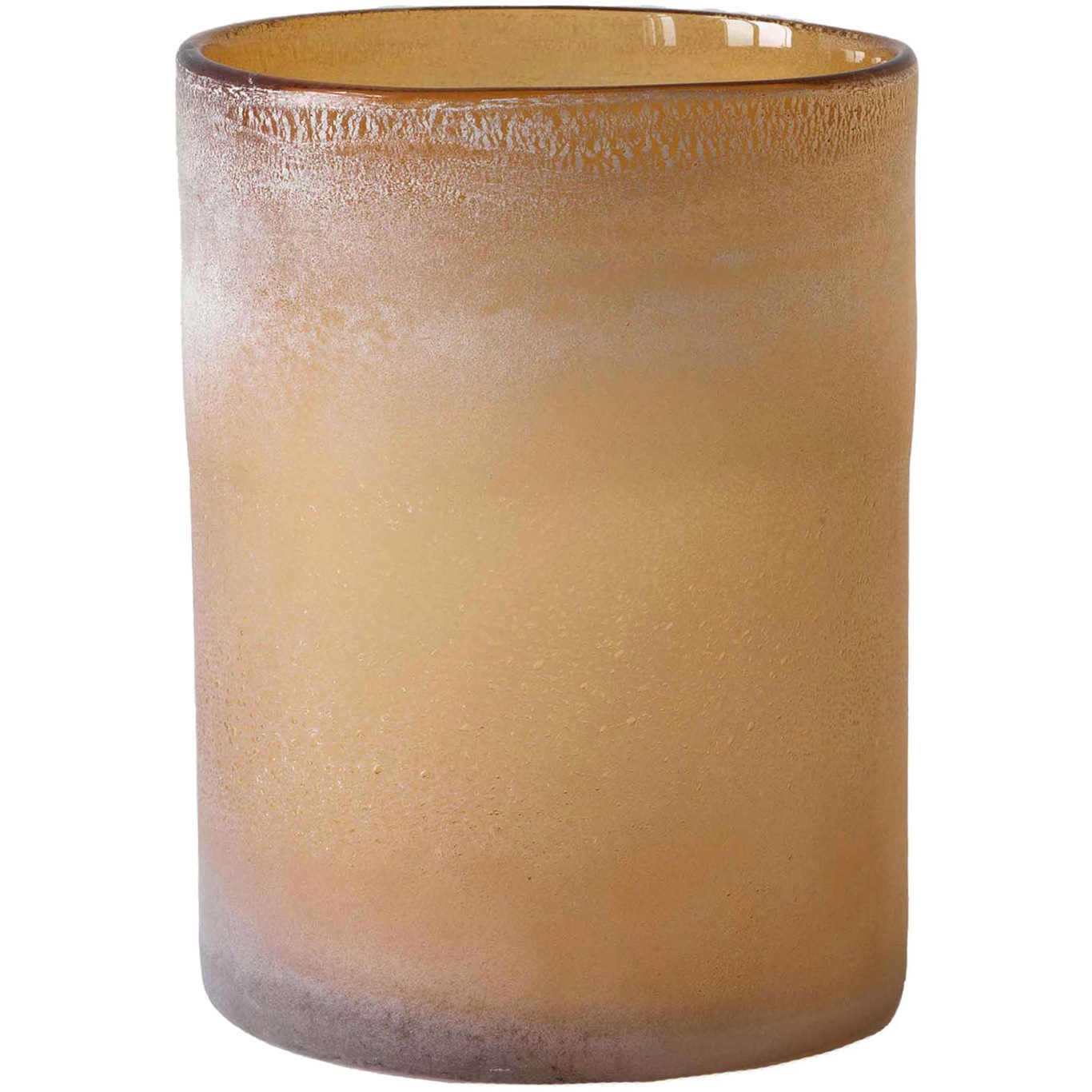 Frost Candle Holder L, Amber
