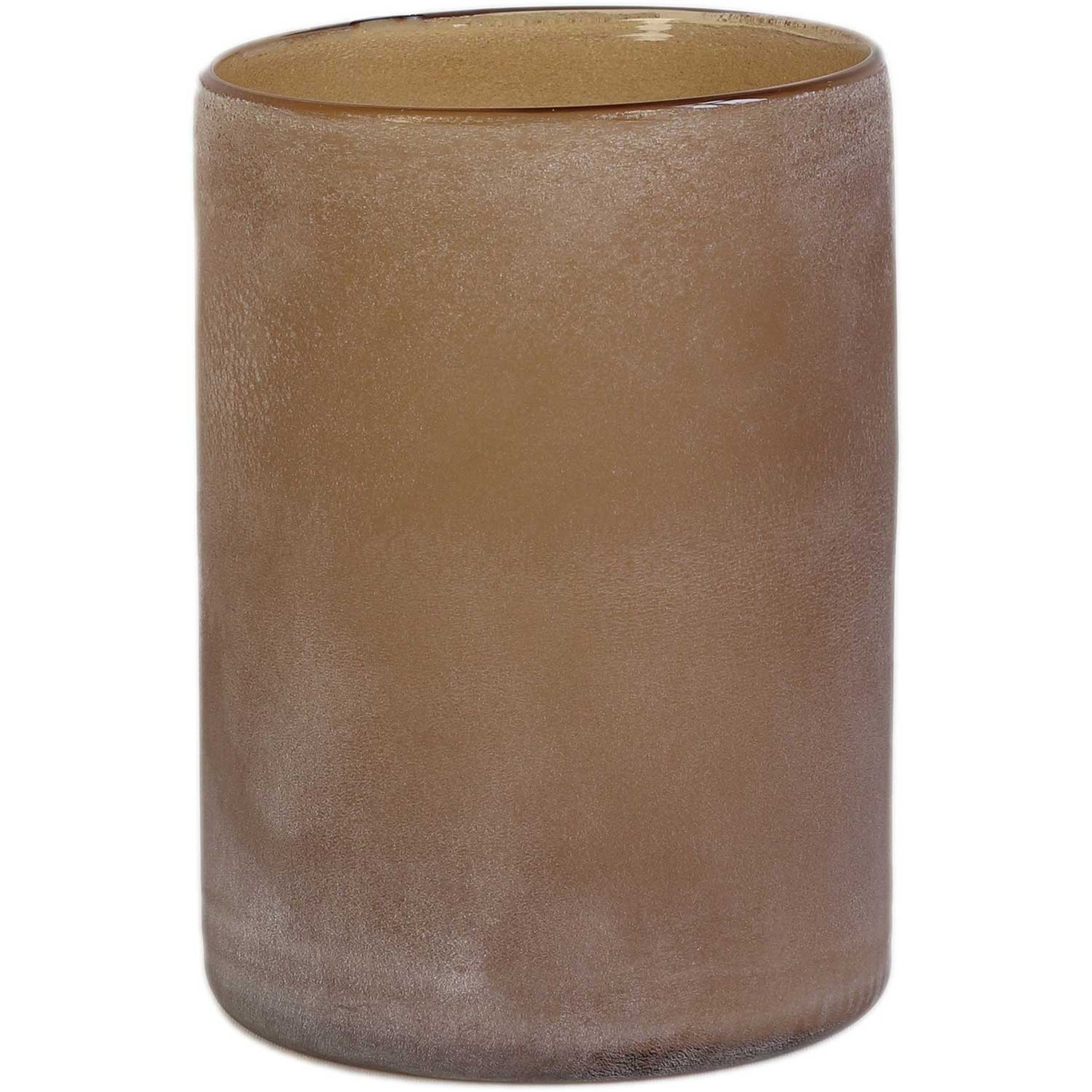 Frost candleholder L - brown