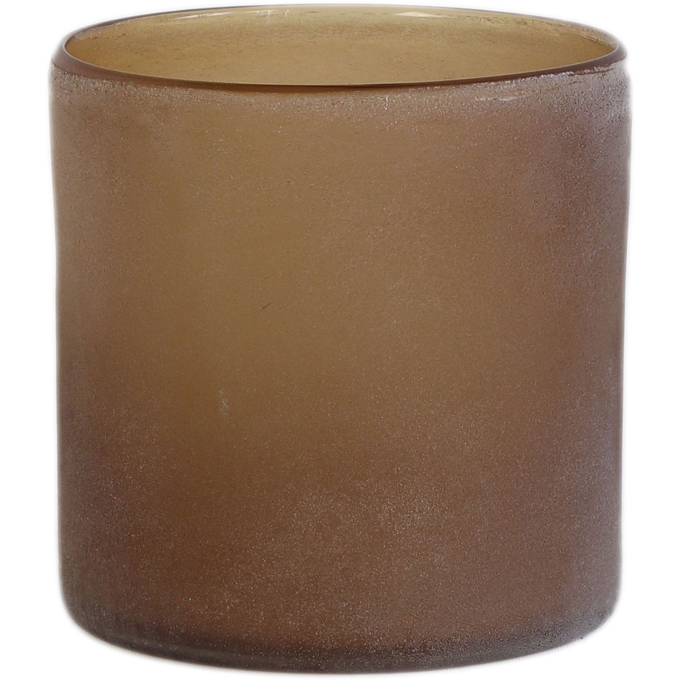 Frost Candle Holder M, Brown