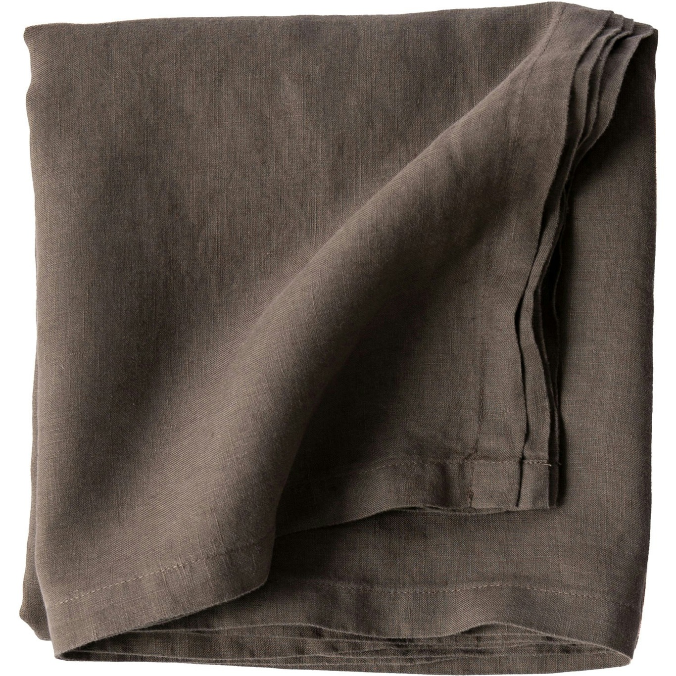 Linen Table Cloth 145x145 cm, Taupe