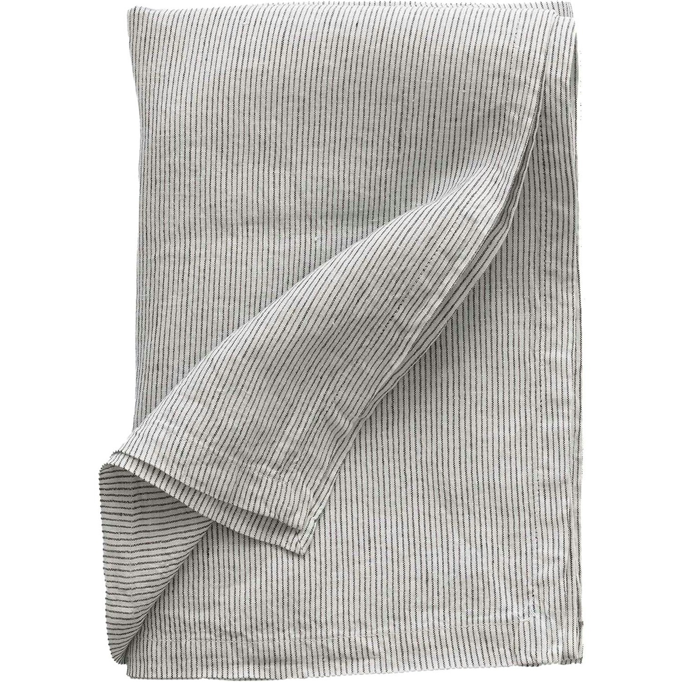 Linen Table Cloth 145x330 cm, Pinstripe