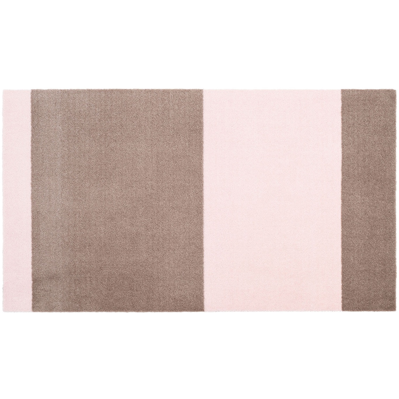 Stripes Rug Sand/Light Rose, 67x120 cm