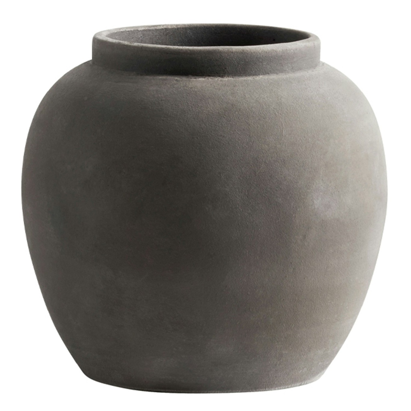 Jar Vase Pot 24 cm, Smoke