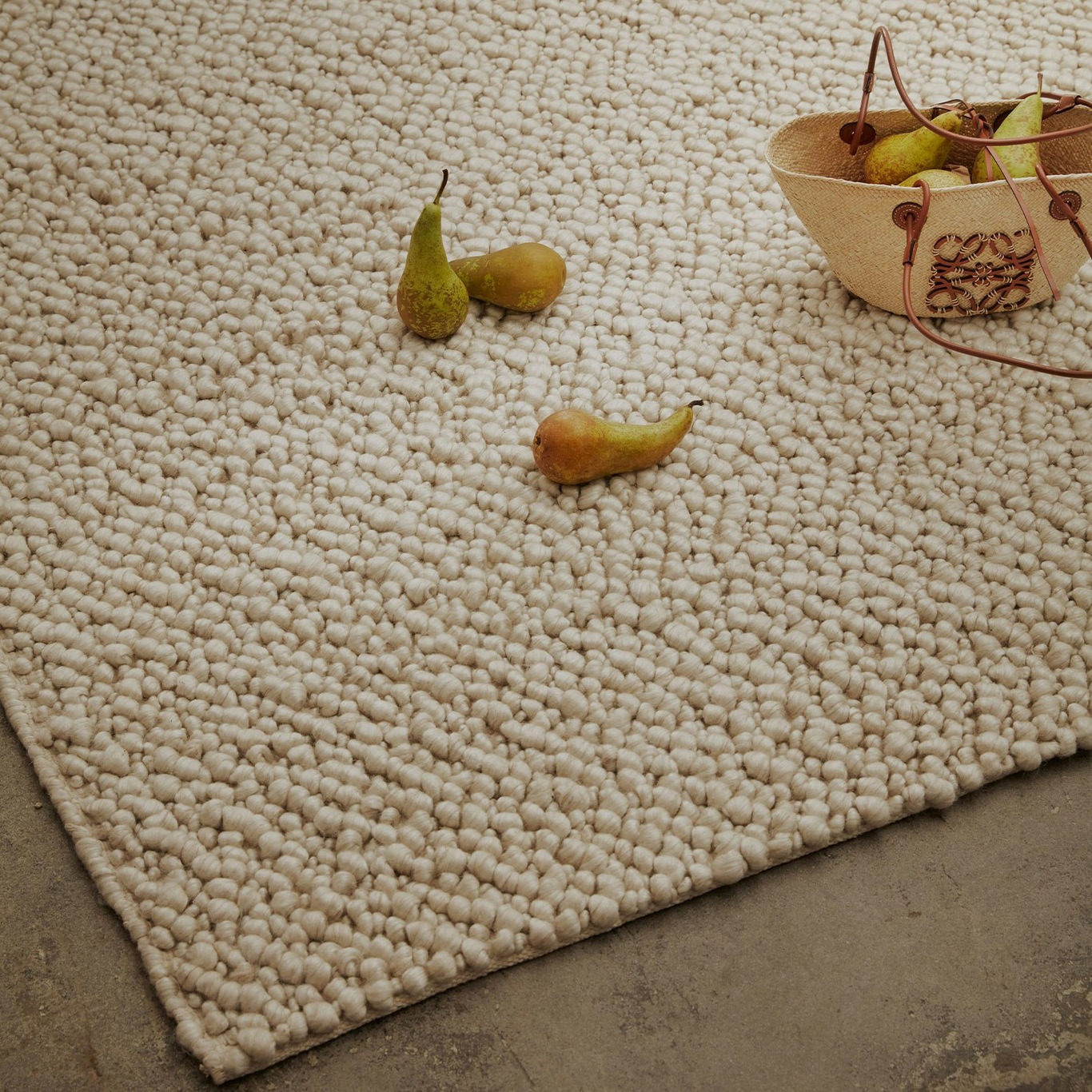 Ivory Patricia Jute and Wool Area Rug