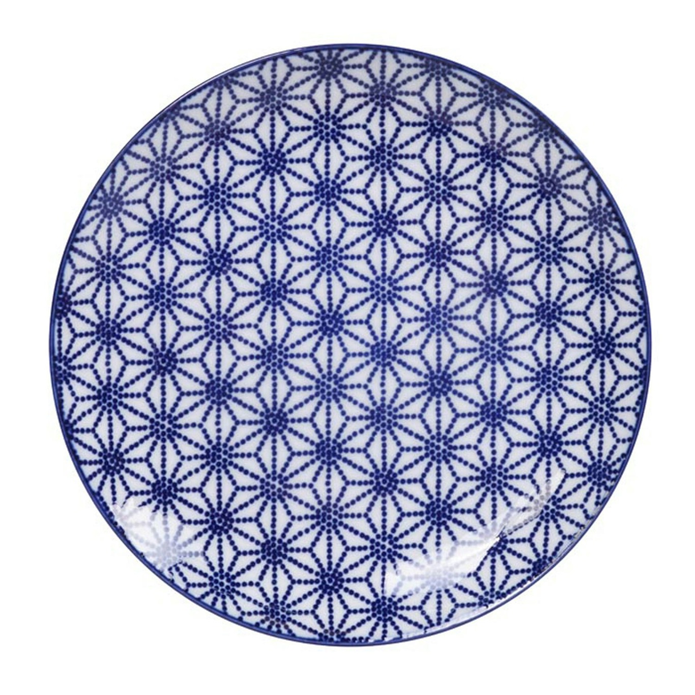 Nippon Blue Plate 20,6 cm, Star