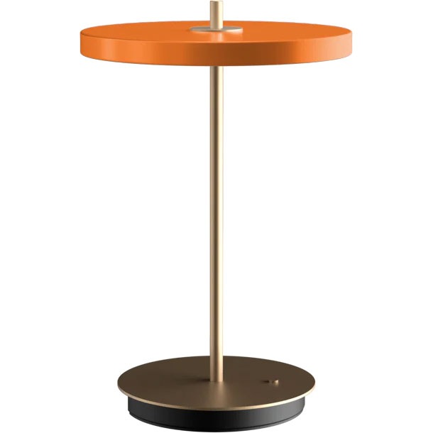 Asteria Move Table Lamp Portable, Nuance Orange