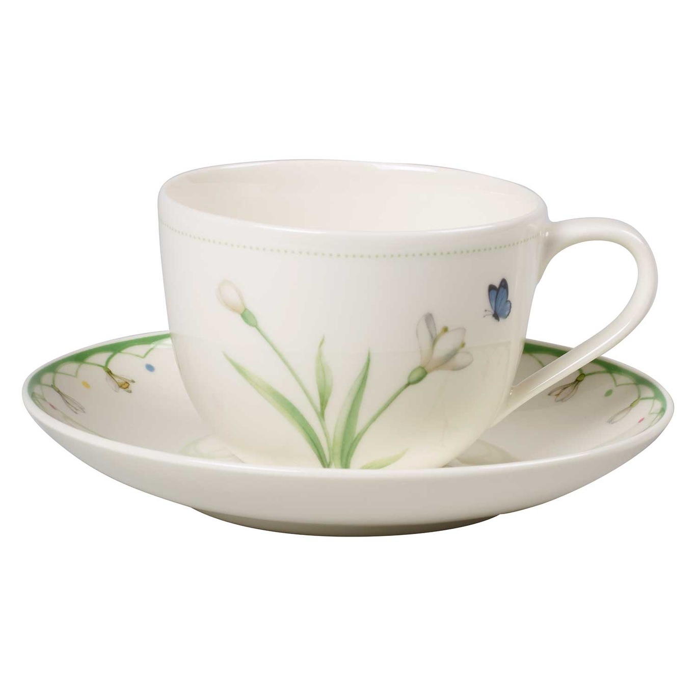 Colourful Spring Coffee Cup & Saucer, 23 cl
