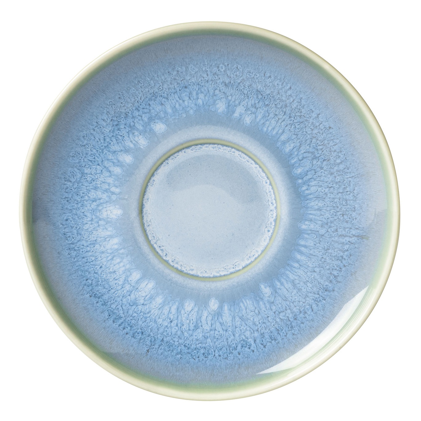 Crafted Blueberry Coffee Saucer Turquoise, 15 cm