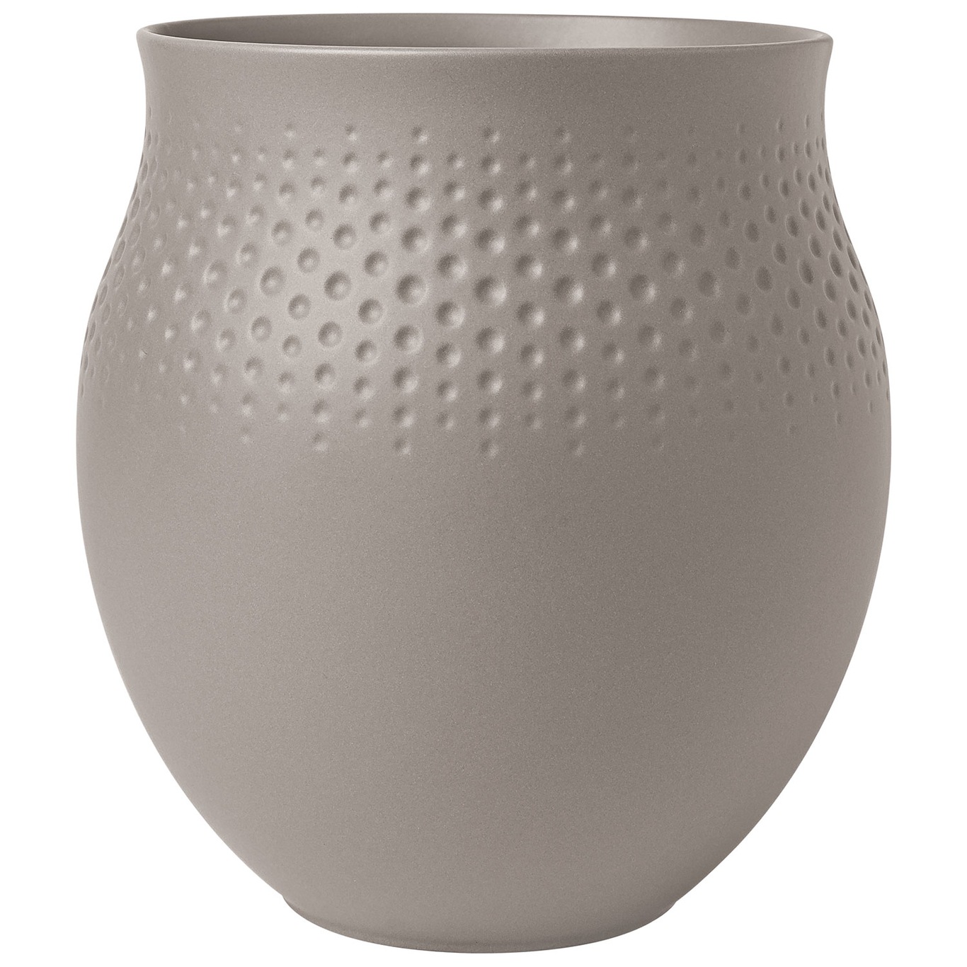 Manufacture Collier Vase Grey, 16,5x18 cm