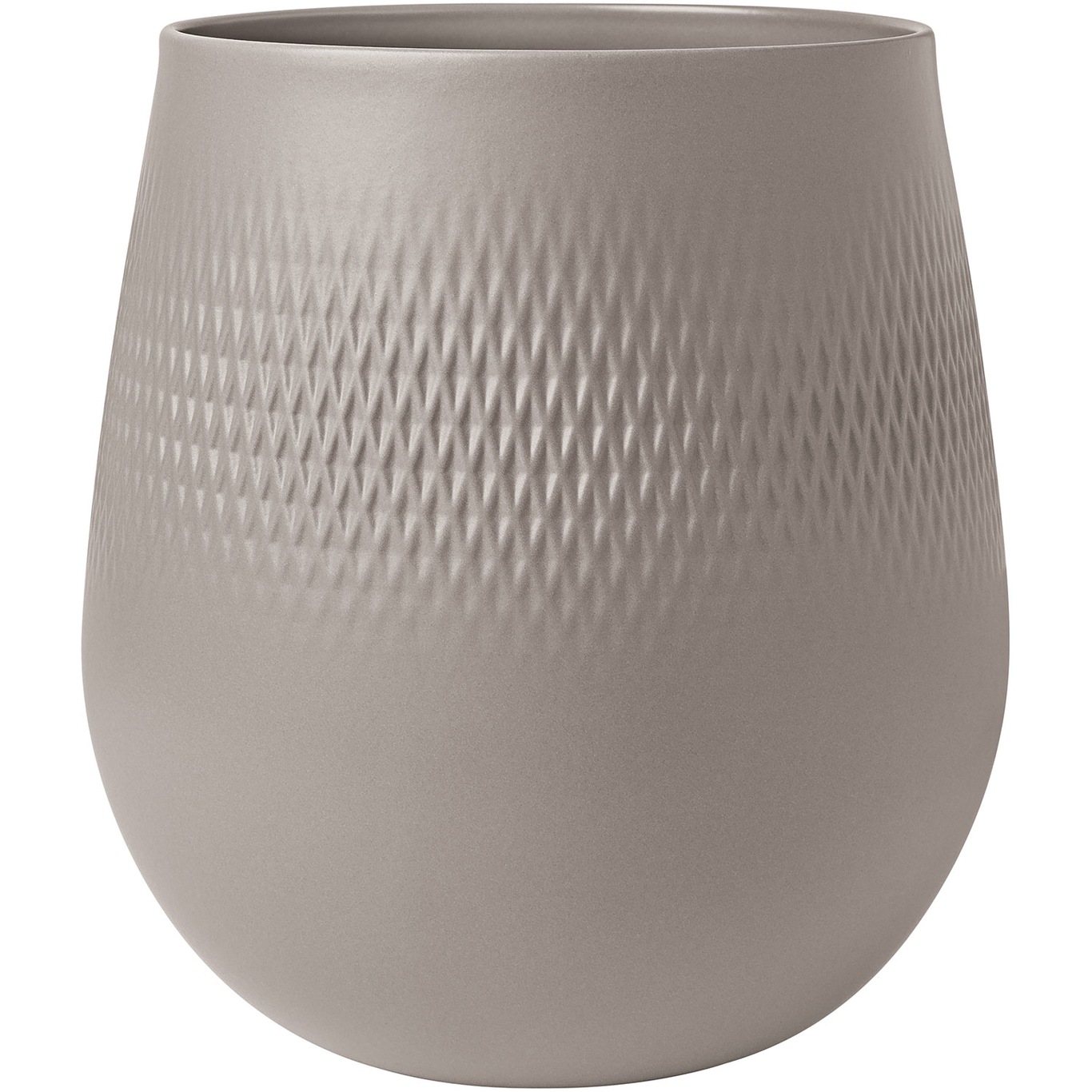 Manufacture Collier Vase Grey, 20,5x23 cm