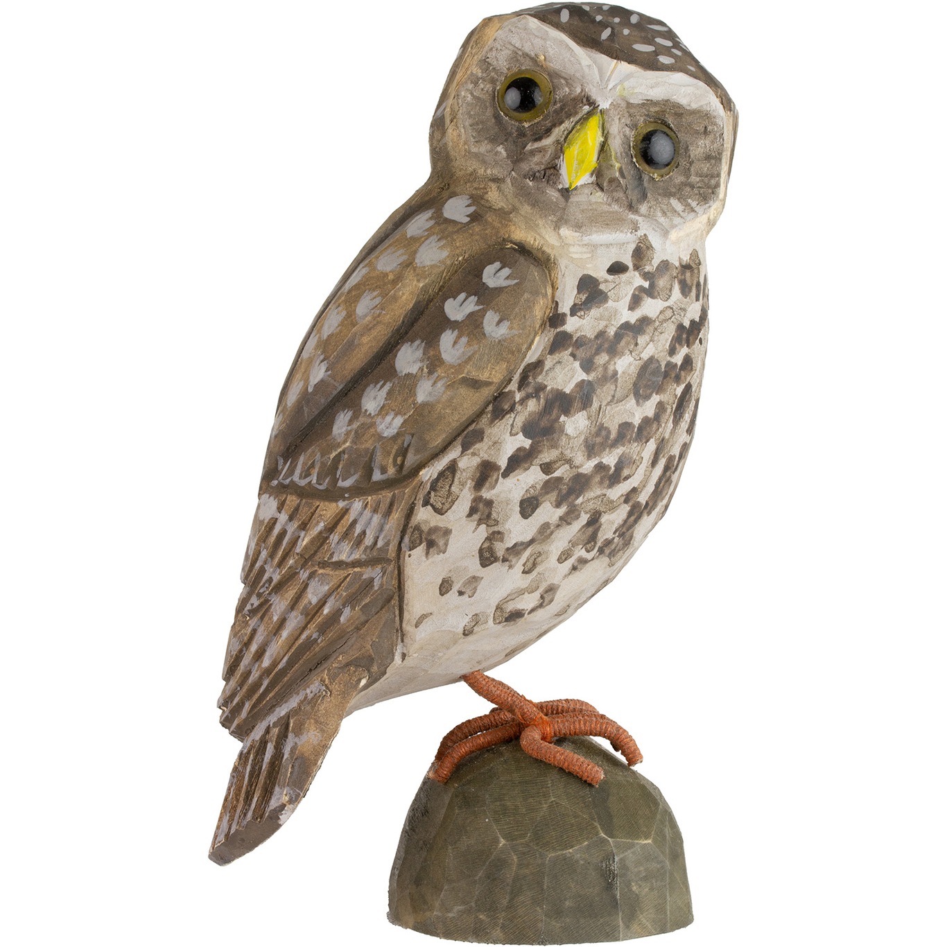 DecoBirds Hand-carved Bird, Owl