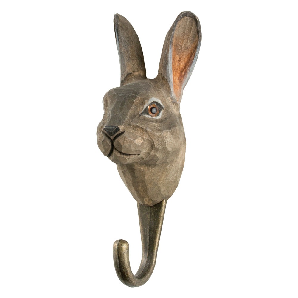 Hand-carved Hook, Hare