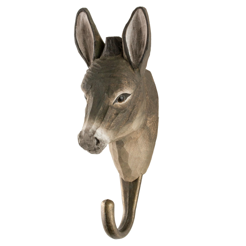 Hand-carved Hook, Donkey