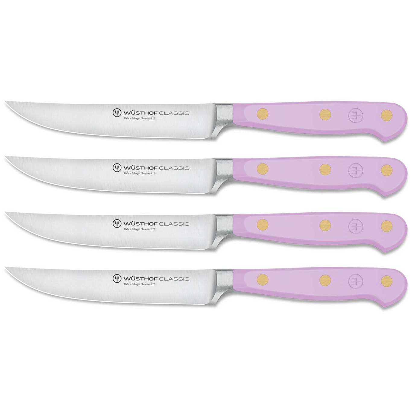 Classic Colour Steak Knives 4-pack, Purple Yam