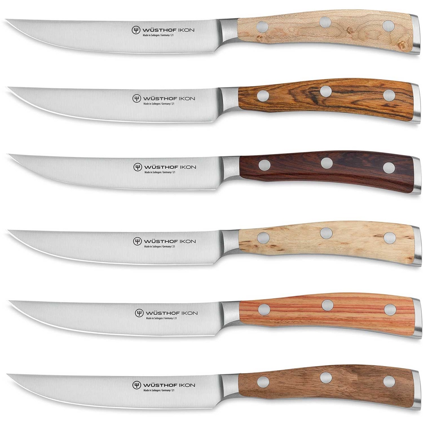 Ikon Steak Knives With Case