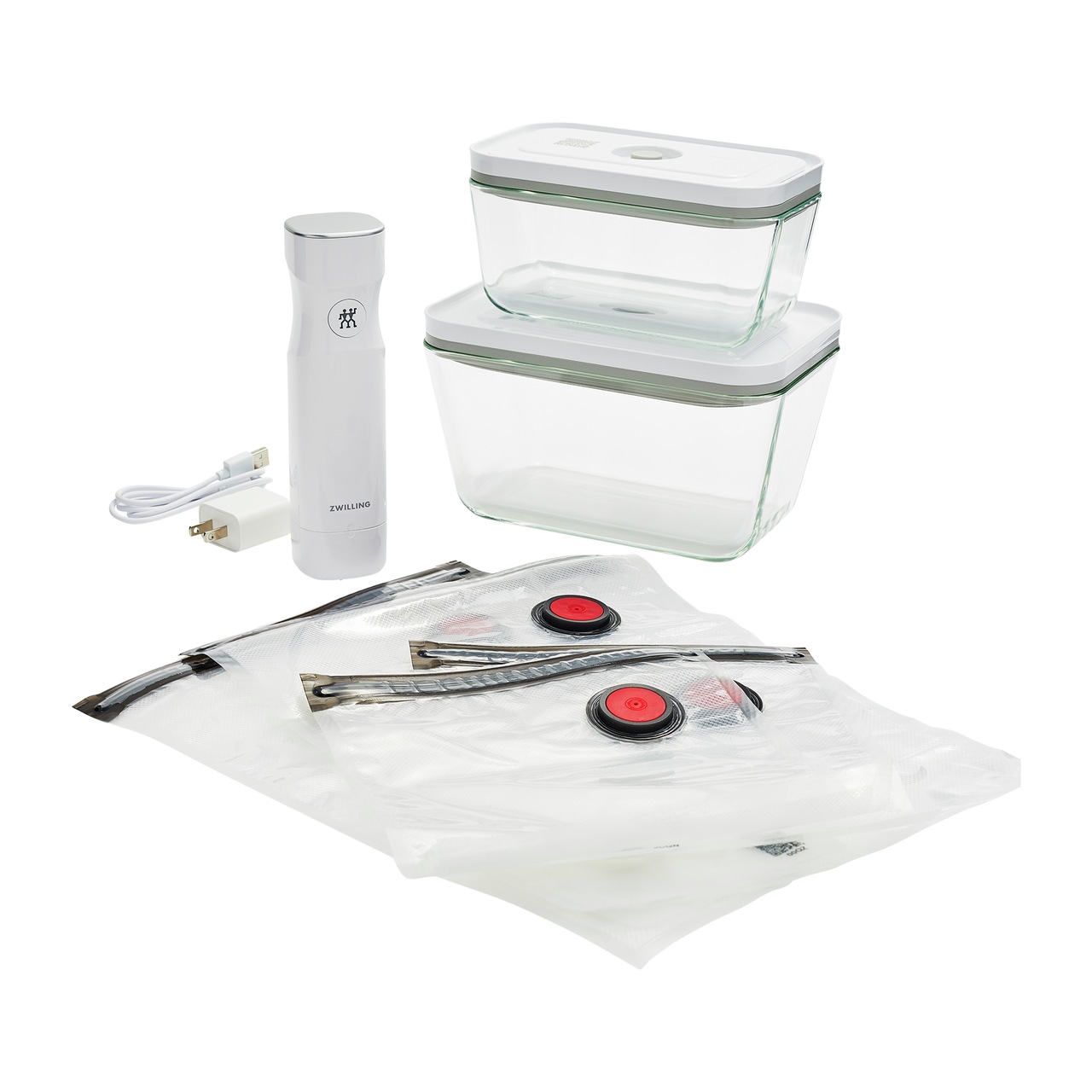 Fresh & Save Starter Kit With Vacuum Pump / Bags / Containers In Plastic, 7  Pieces - Zwilling @ RoyalDesign