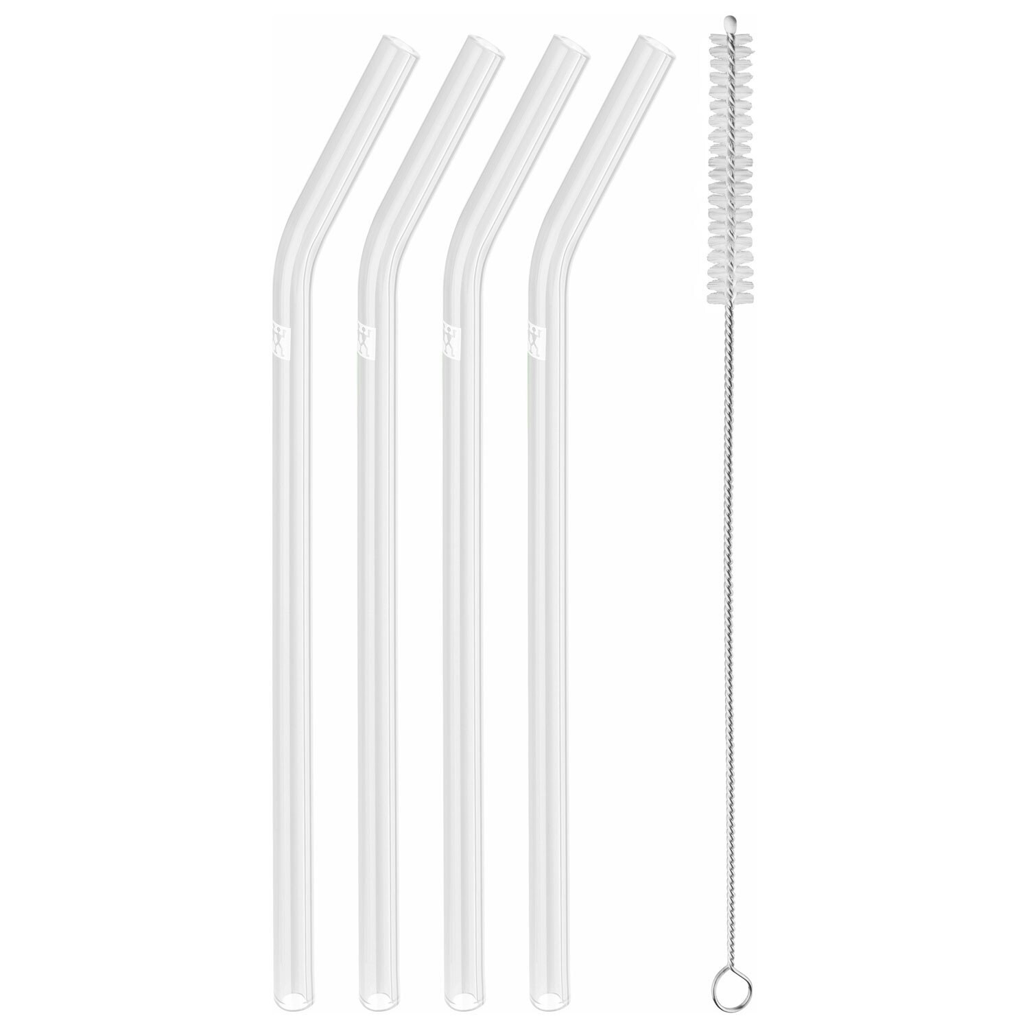 Peak Straws and small cleaning brush (4 PK) - Orrefors Crystal