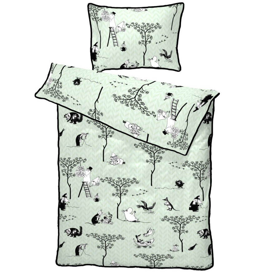 Moomin Treasure Hunt Bed Set 150x210 Cm Moomin Royaldesign