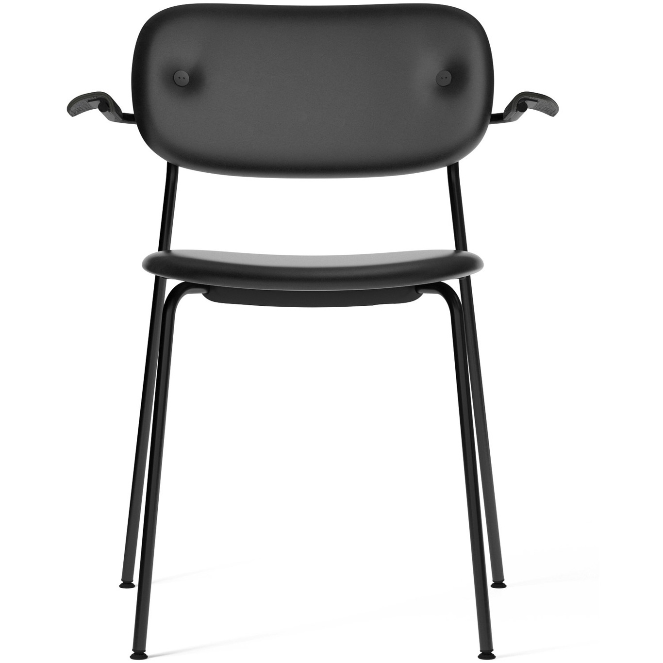 Co Dining Chair, Black, Dakar 0842, with Black Arm