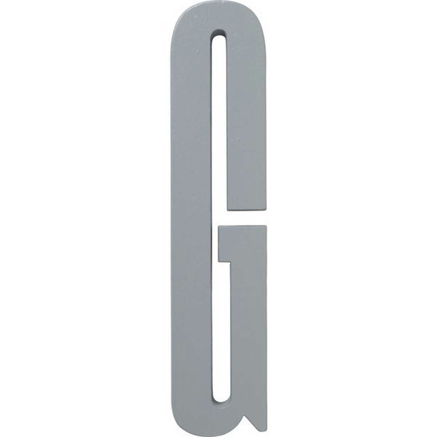 Design Letters Grey Wooden Letter G Design Letters Royaldesign