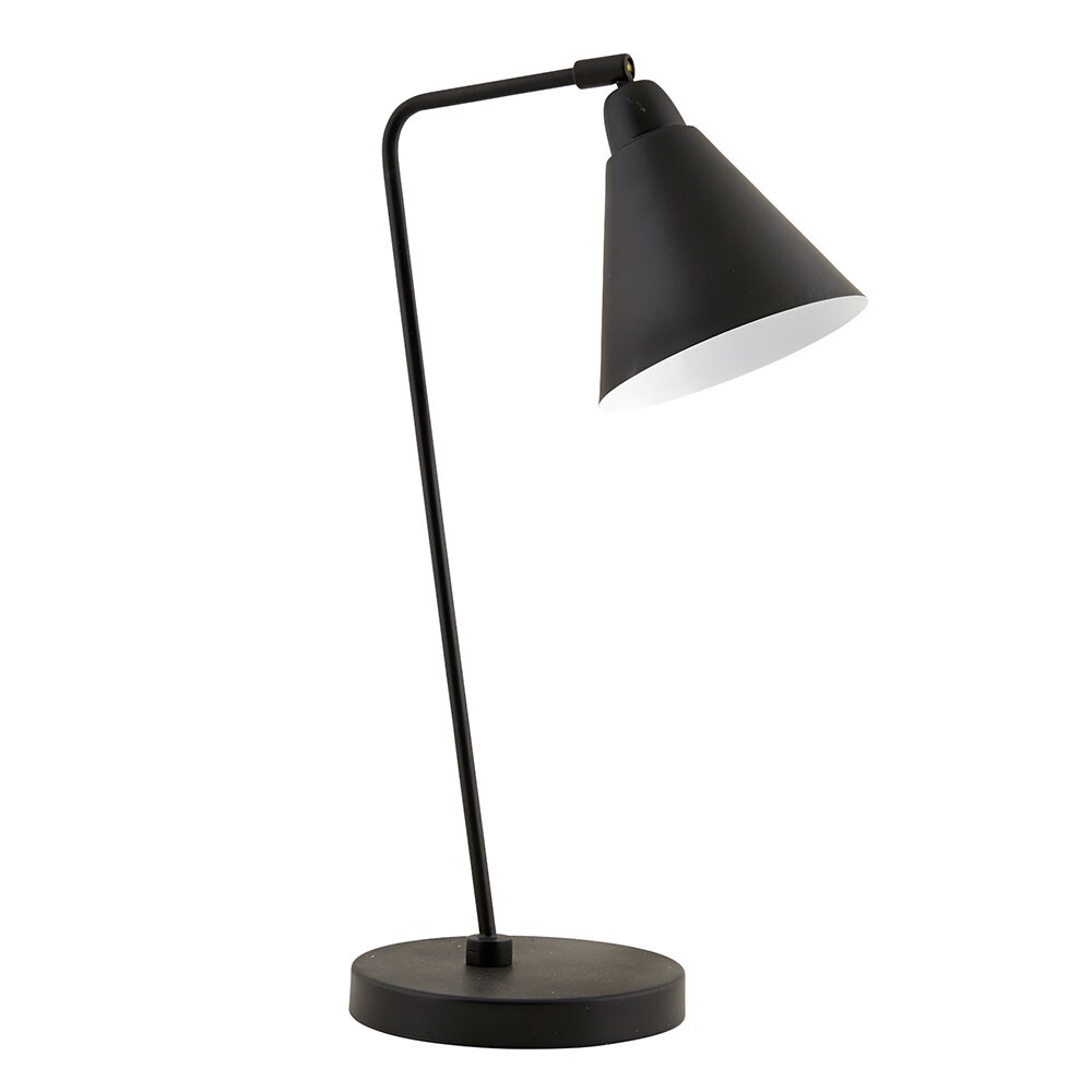 black table lamp