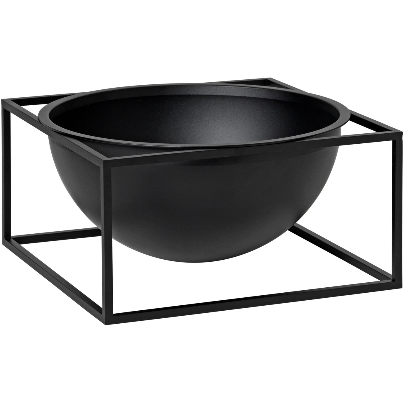 Kubus Bowl Centerpiece Large, Black