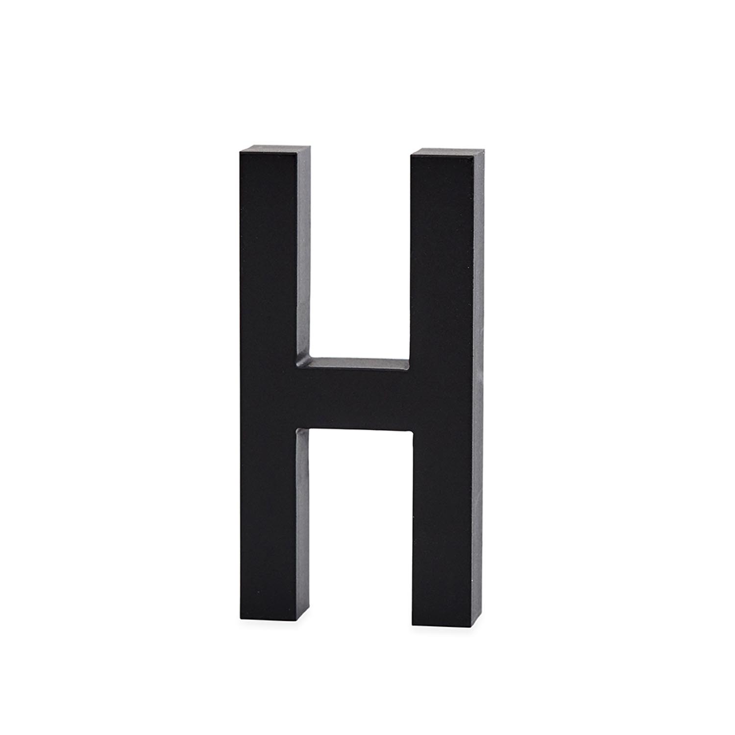 Design Letters, Grey Aluminium Letter, H - Design Letters - Design ...