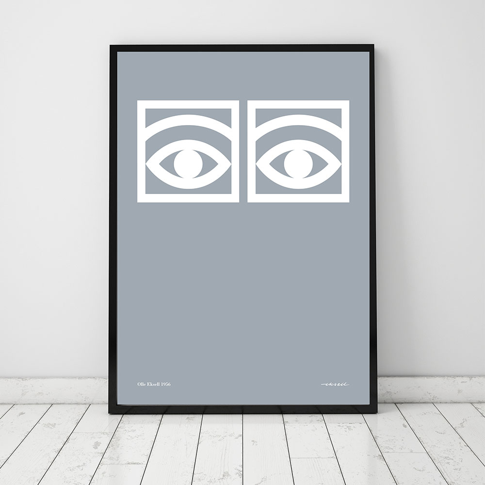Ögon Cacao Poster 50x70cm, Grey - Olle Eksell - Olle Eksell ...